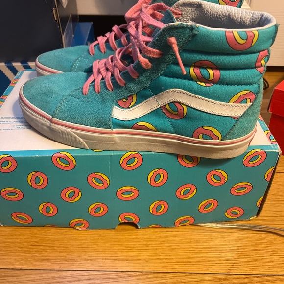 odd future vans pink laces